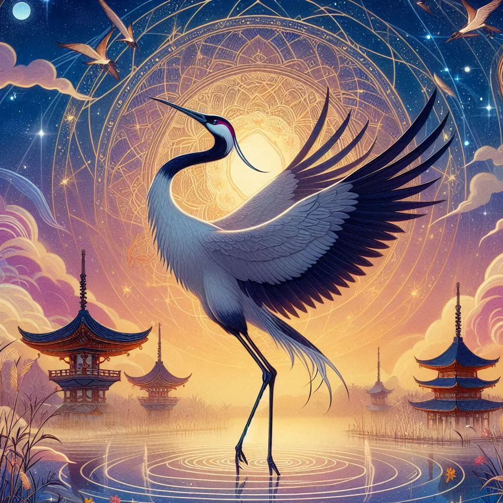 Crane Spiritual meaning and symbols in Asian culture